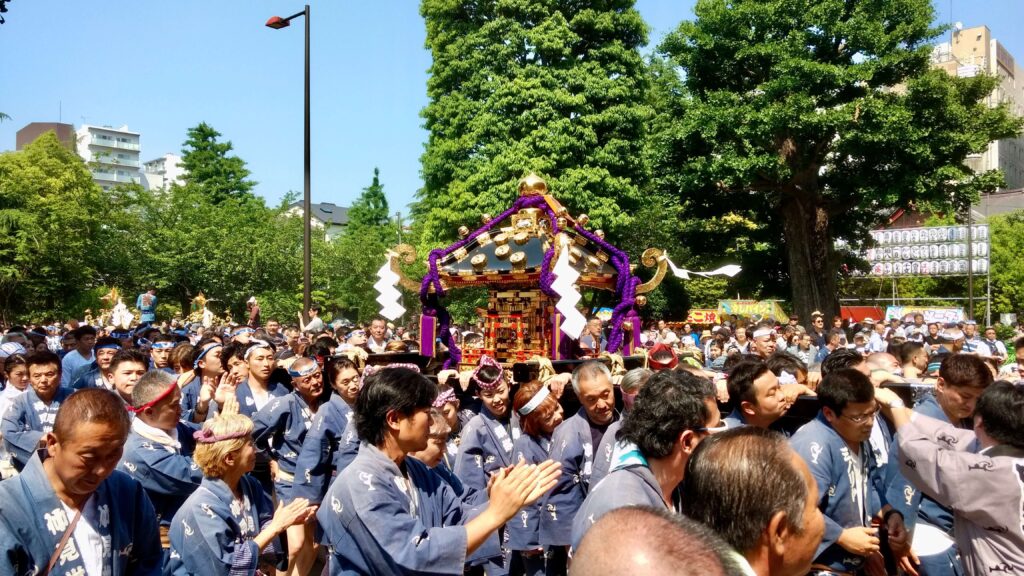 Matsuri near Sensoji-temple in Tokyo