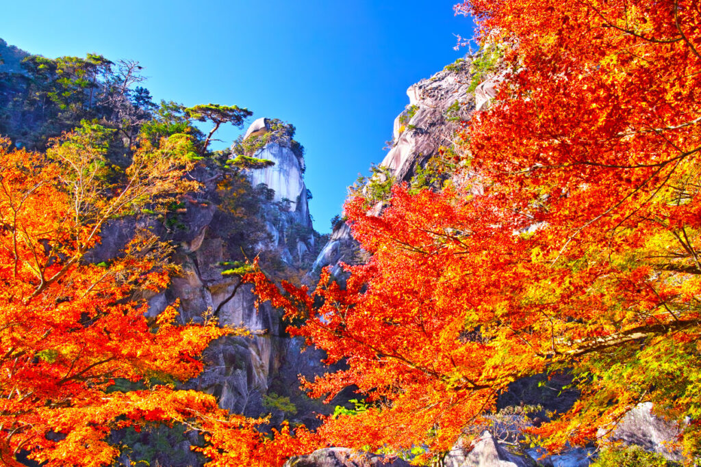 Shosenkyo Gorge Autumn Colours