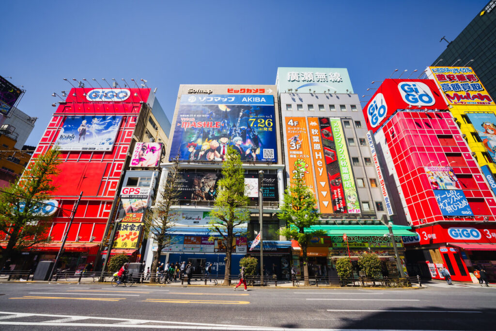 Akihabara shops and buildings