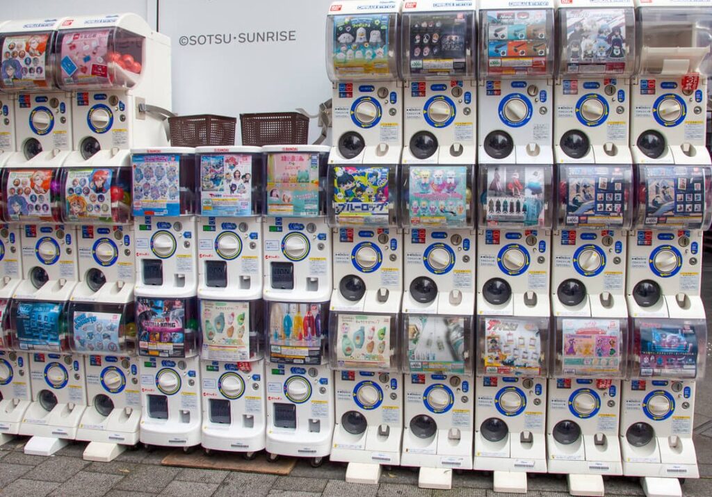 Gachapon - capsule toy machines