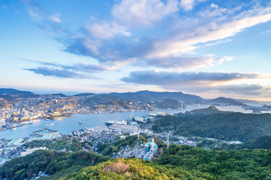 Panoramic view of Nagasaki City