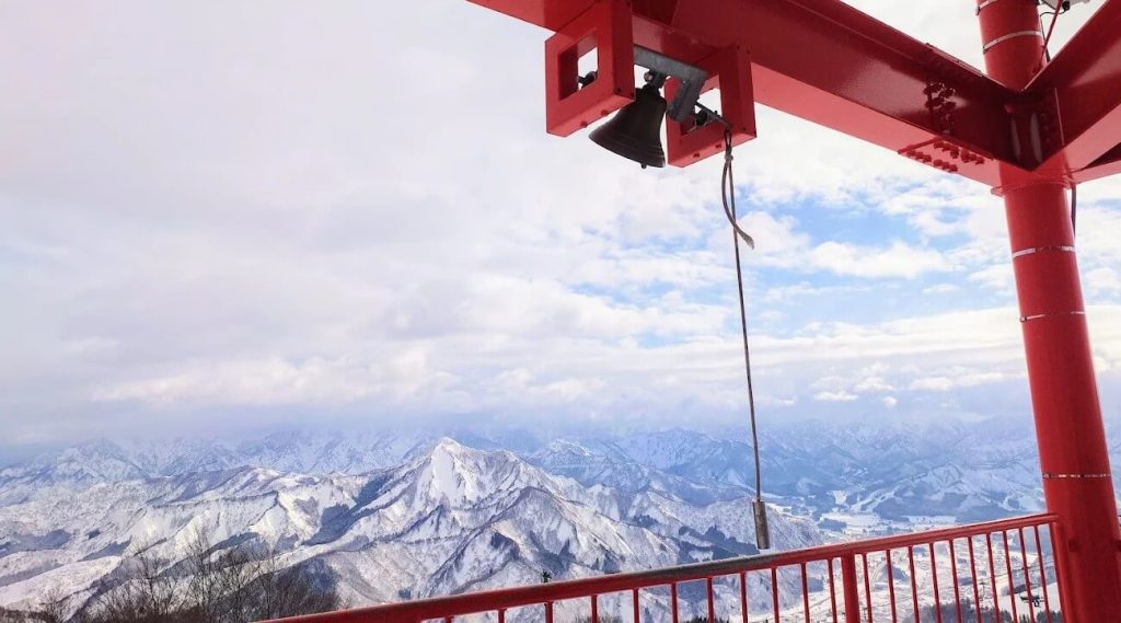 Stunning view from Gala Yuzawa's Bell of Love Observation Deck